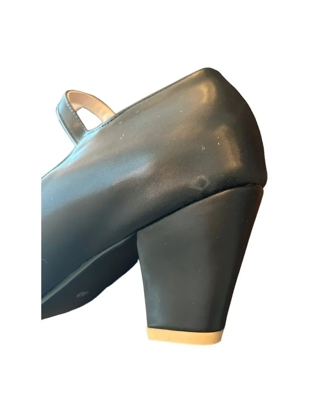 BUTITI Black Charm-Accent Block-Heel Pump - Women
